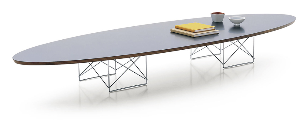 revolutie toenemen Zilver Vitra Elliptical Table "ETR" van Ray & Charles Eames | masinterieur.nl