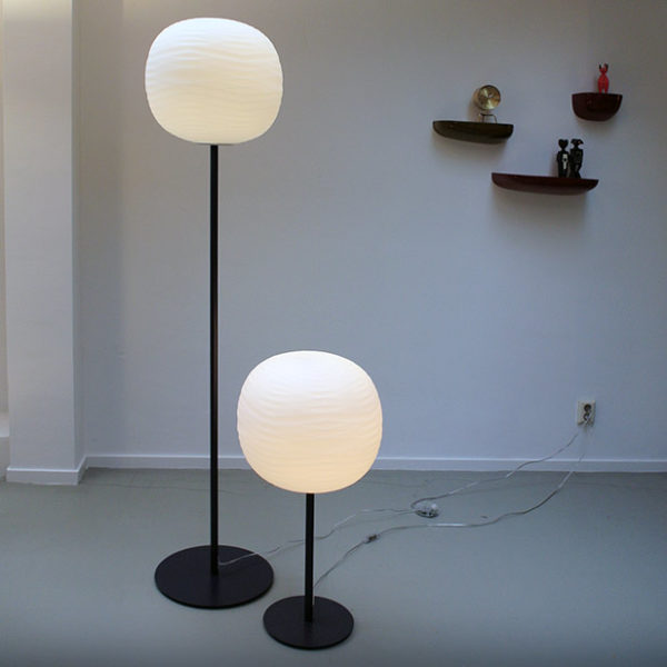 Foscarini “Gem”” tafel/vloerlamp met dimmer